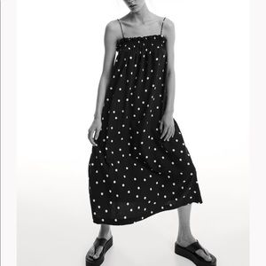 NWOT H&M Polka Dot Maxi Dress